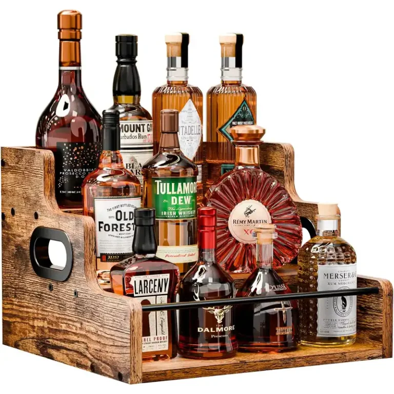 3 tier countertop display rack for bottles & syrups 1
