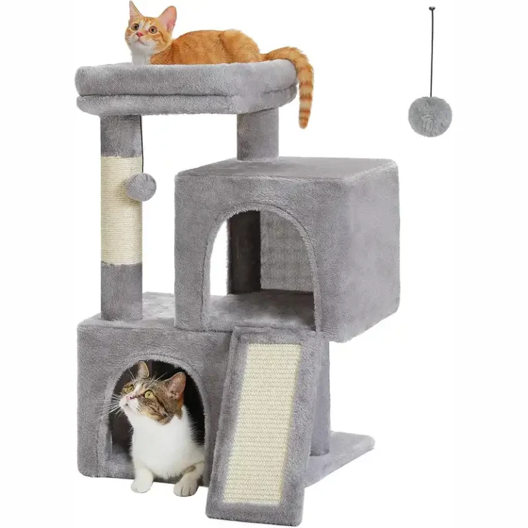 30 inch cat tree with dual condos & sisal scratching posts 2