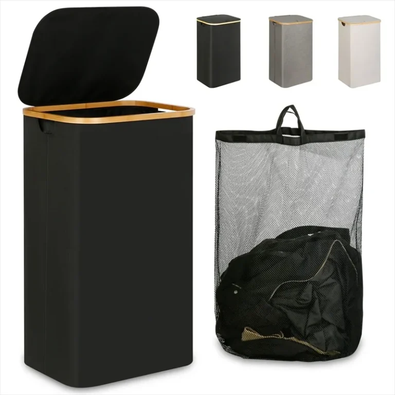 Open laundry hamper with a removable mesh liner and small colour-variant thumbnails
